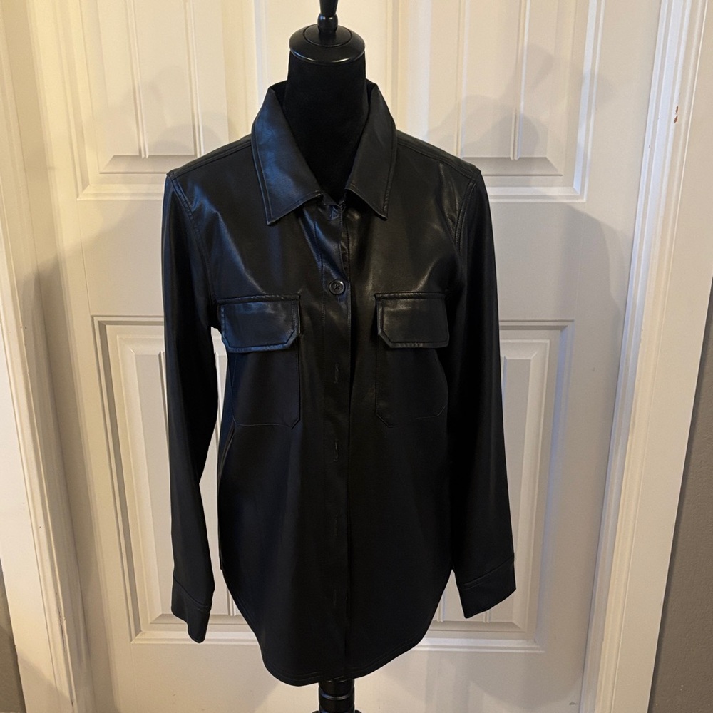 Black Leather Women's Jacket